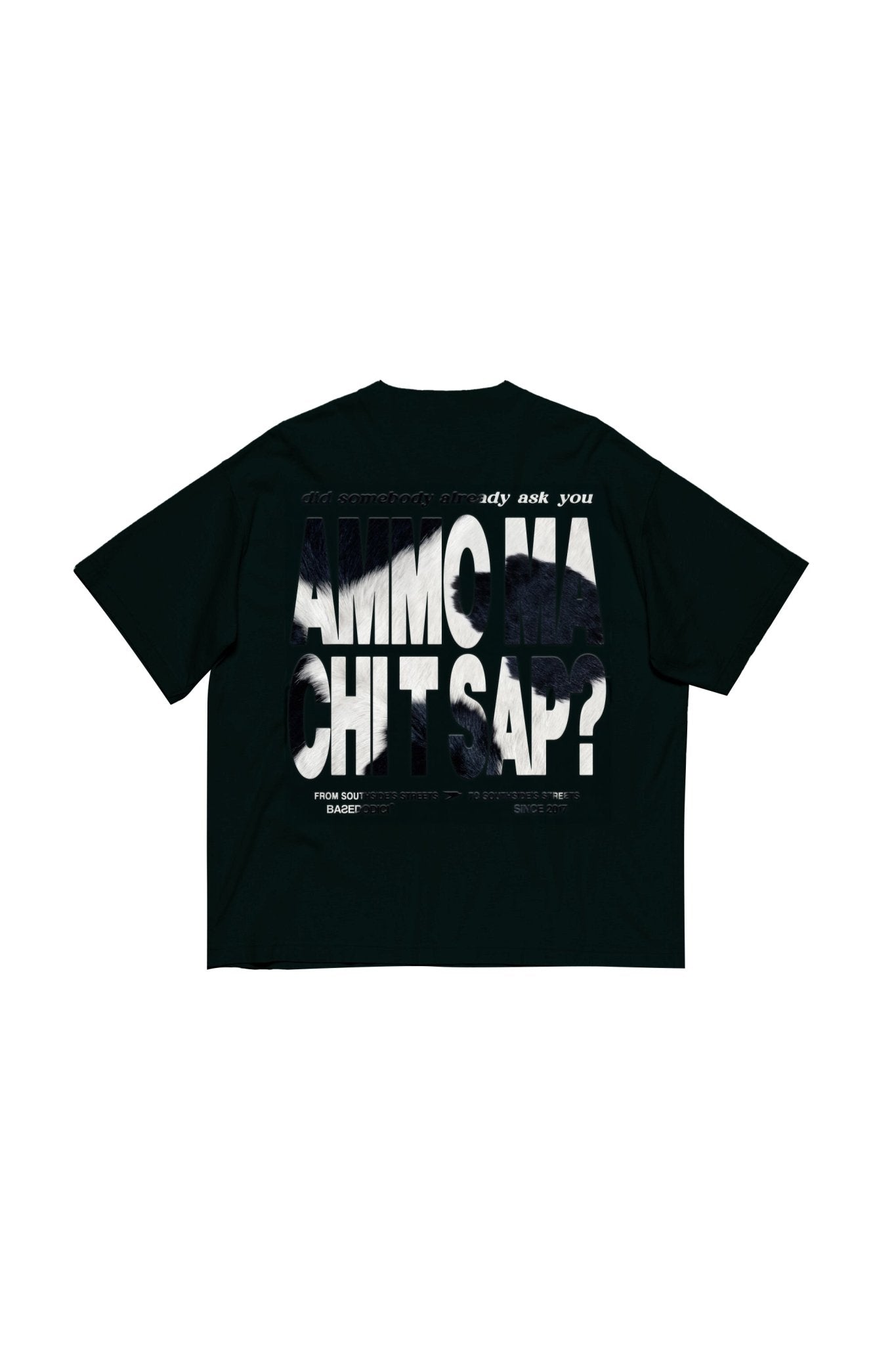 T-Shirt "AMMO" CHI'T'SAP Black/Cow Grey - BASEDODICI®