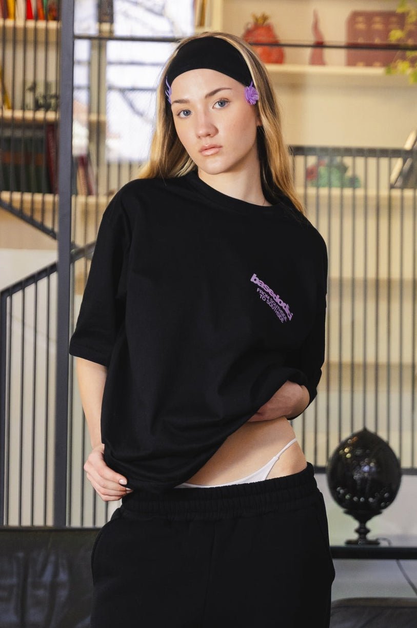 T-Shirt "AMMO" CHI'T'SAP Black/FurryPink - BASEDODICI®