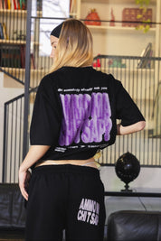 T-Shirt "AMMO" CHI'T'SAP Black/FurryPink - BASEDODICI®