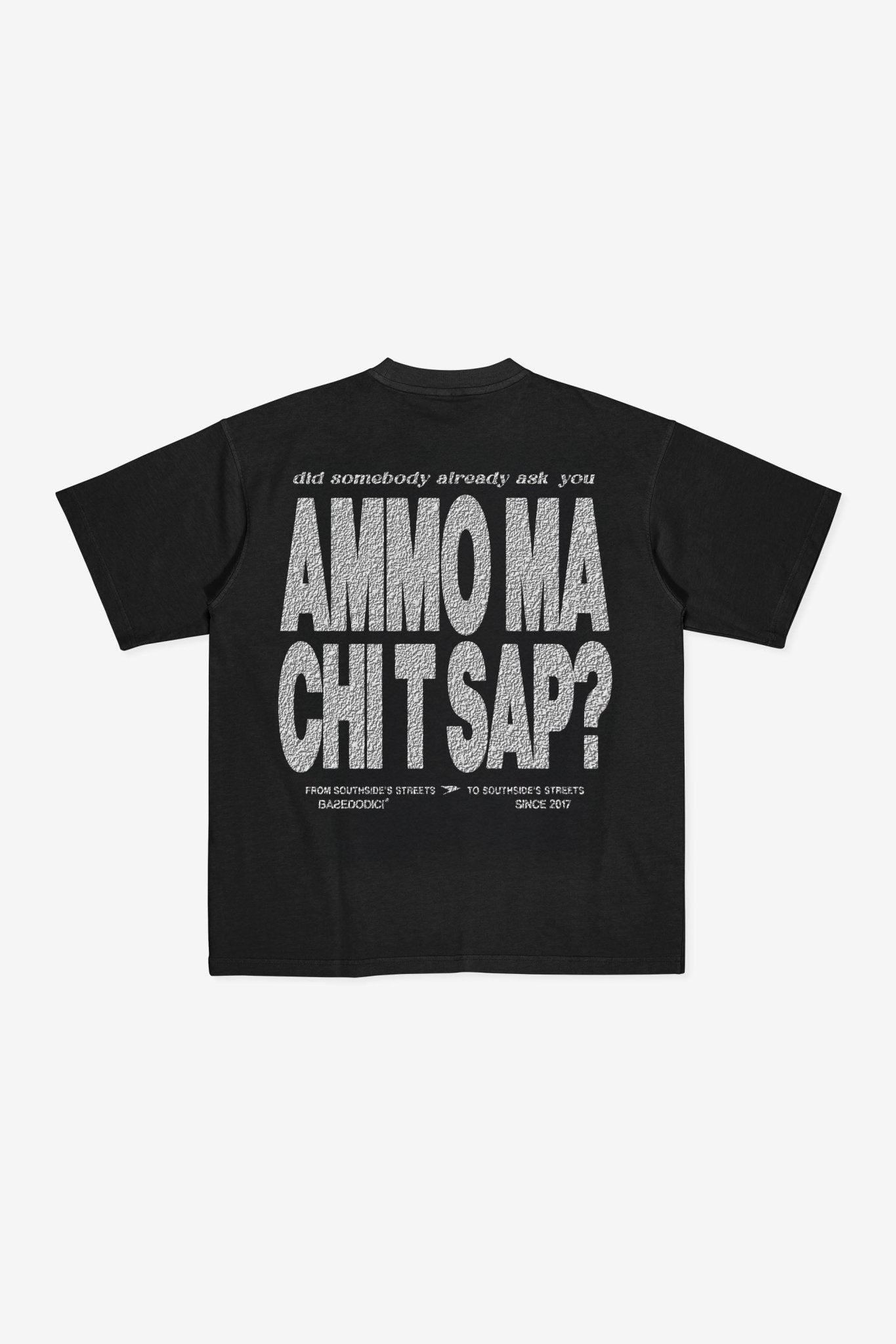 T-Shirt "AMMO" CHI'T'SAP Black/Glitter - BASEDODICI®
