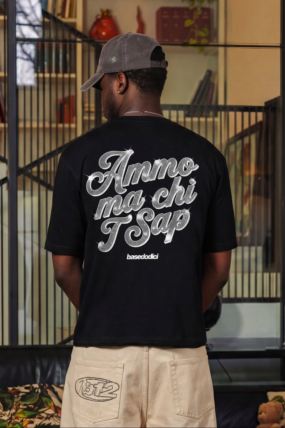 T-Shirt "AMMO" CHI'T'SAP Black/GlitterItalic - BASEDODICI®