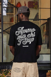 T-Shirt "AMMO" CHI'T'SAP Black/GlitterItalic - BASEDODICI®