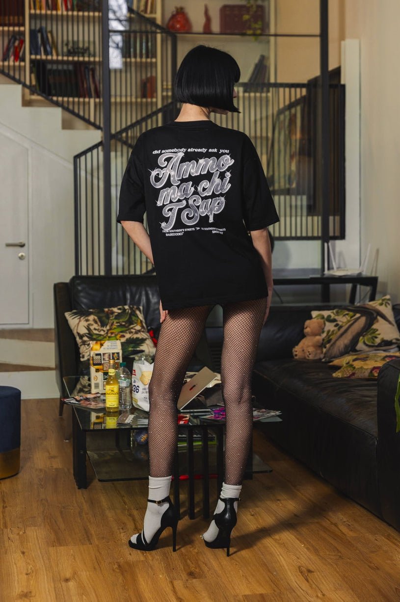 T-Shirt "AMMO" CHI'T'SAP Black/GlitterItalic - BASEDODICI®