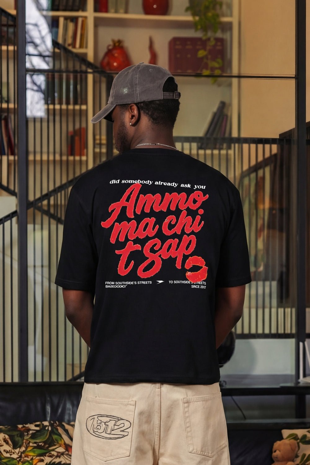 T-Shirt "AMMO" CHI'T'SAP Black/Gloss - BASEDODICI®
