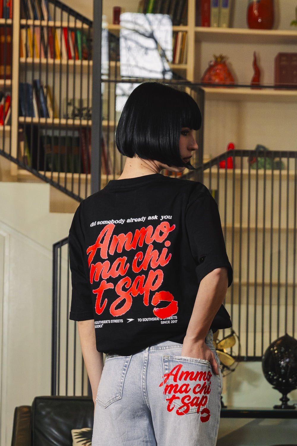 T-Shirt "AMMO" CHI'T'SAP Black/Gloss - BASEDODICI®