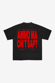 T-Shirt "AMMO" CHI'T'SAP Black/Red - BASEDODICI®