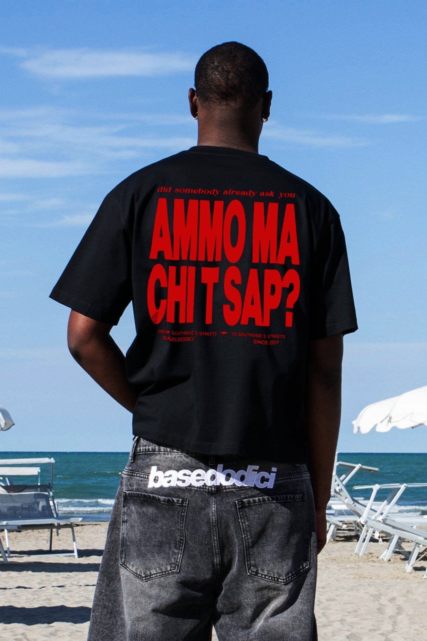 T-Shirt "AMMO" CHI'T'SAP Black/Red - BASEDODICI®