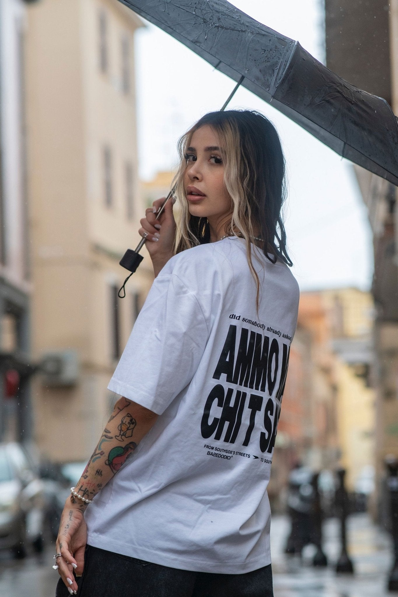 T-Shirt "AMMO" CHI'T'SAP White - BASEDODICI®