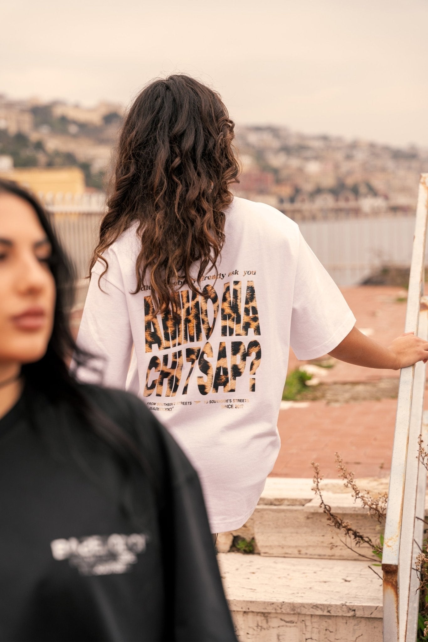 T-Shirt "AMMO" CHI'T'SAP White/Animalier Yellow - BASEDODICI®