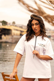 T-Shirt "AMMO" CHI'T'SAP White/Animalier Yellow - BASEDODICI®