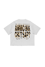 T-Shirt "AMMO" CHI'T'SAP White/Animalier Yellow - BASEDODICI®