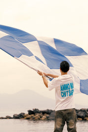 T-Shirt "AMMO" CHI'T'SAP White/Azure - BASEDODICI®