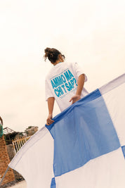 T-Shirt "AMMO" CHI'T'SAP White/Azure - BASEDODICI®
