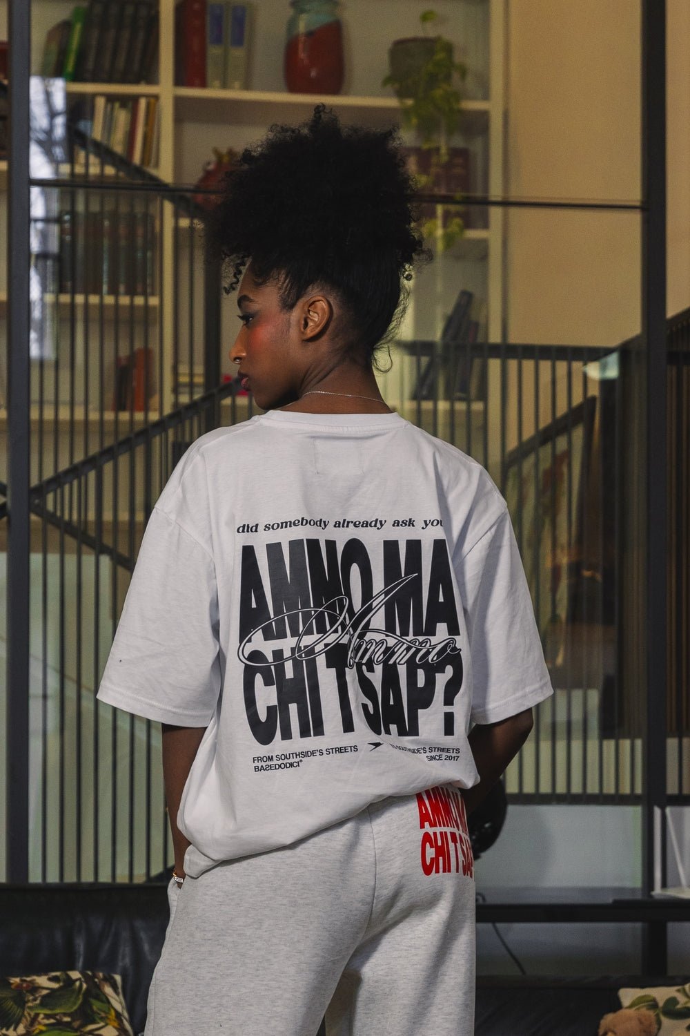 T-Shirt "AMMO" CHI'T'SAP White/BasicScript - BASEDODICI®