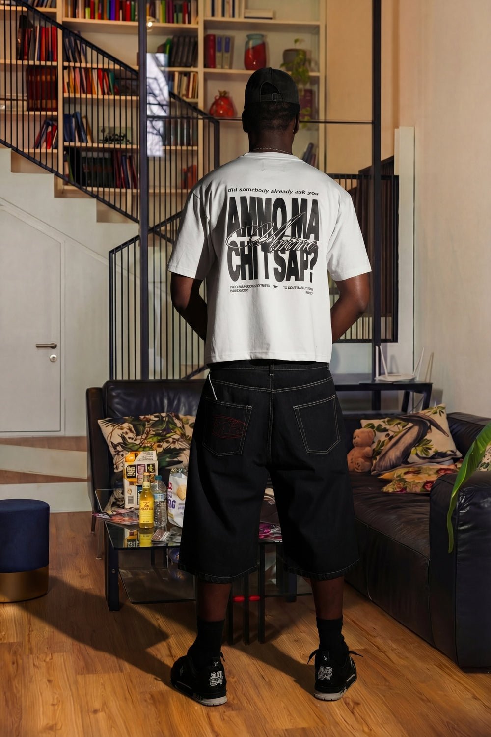 T-Shirt "AMMO" CHI'T'SAP White/BasicScript - BASEDODICI®