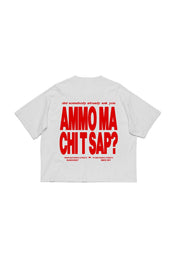 T-Shirt "AMMO" CHI'T'SAP White/Red - BASEDODICI®