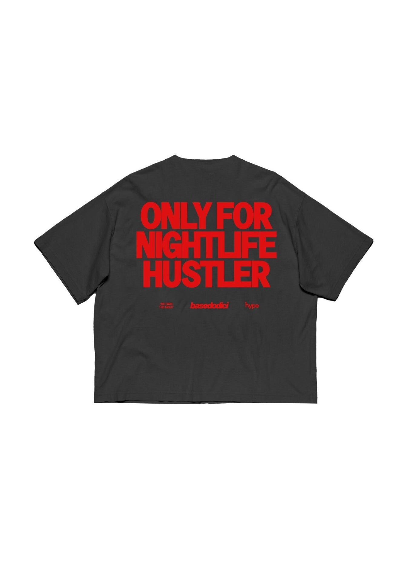 T-Shirt “BASEDODICIxHYPE” Nightlife Black - BASEDODICI®