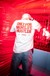 T-Shirt “BASEDODICIxHYPE” Nightlife White - BASEDODICI®