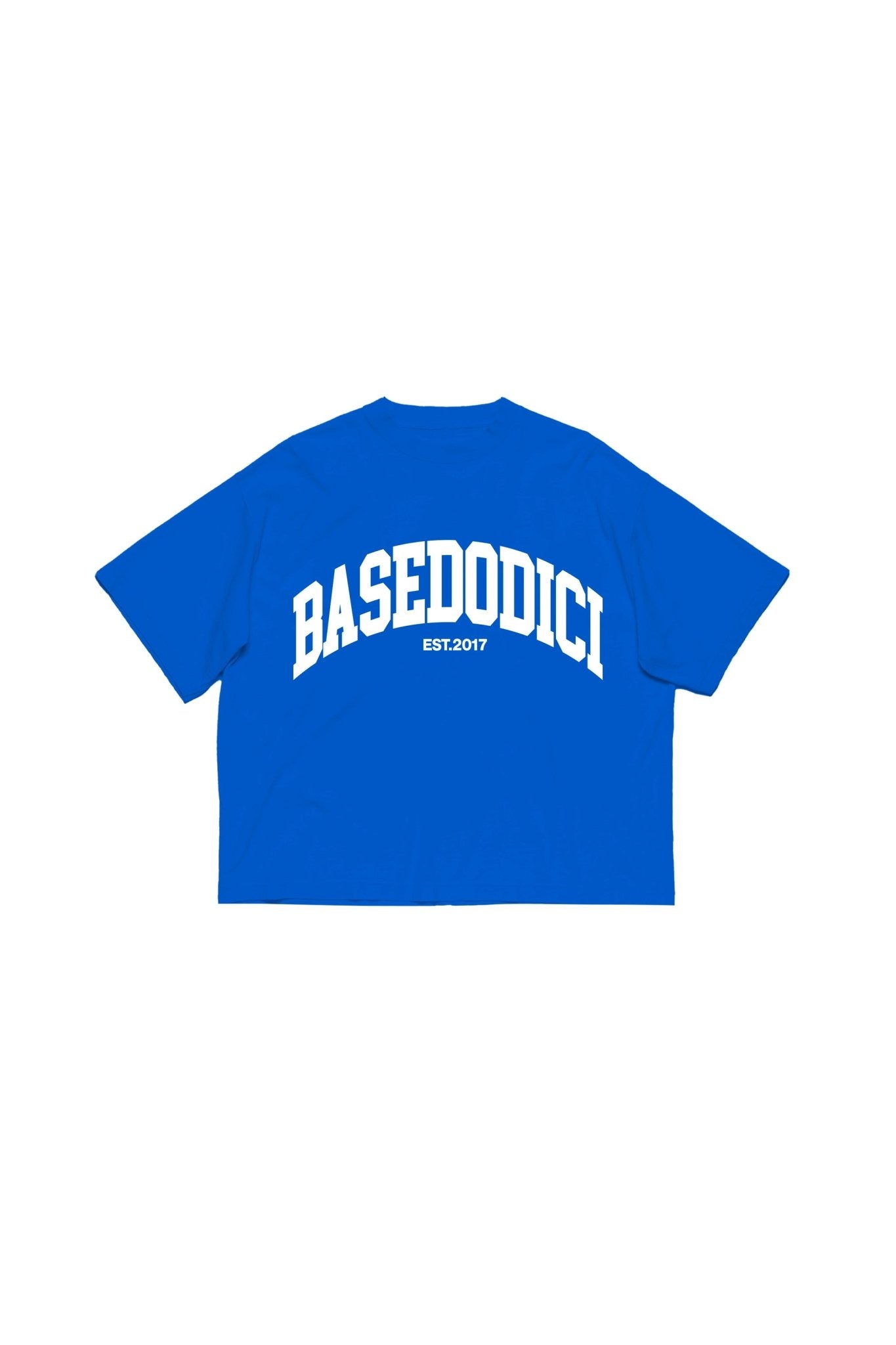T-Shirt “COMFY” ArcLogo Blue - BASEDODICI®