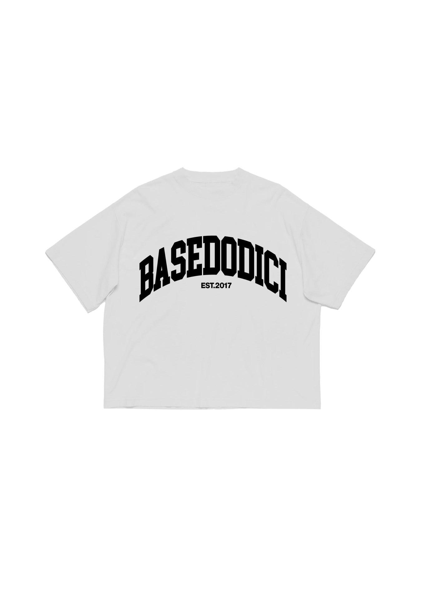 T-Shirt “COMFY” ArcLogo White - BASEDODICI®