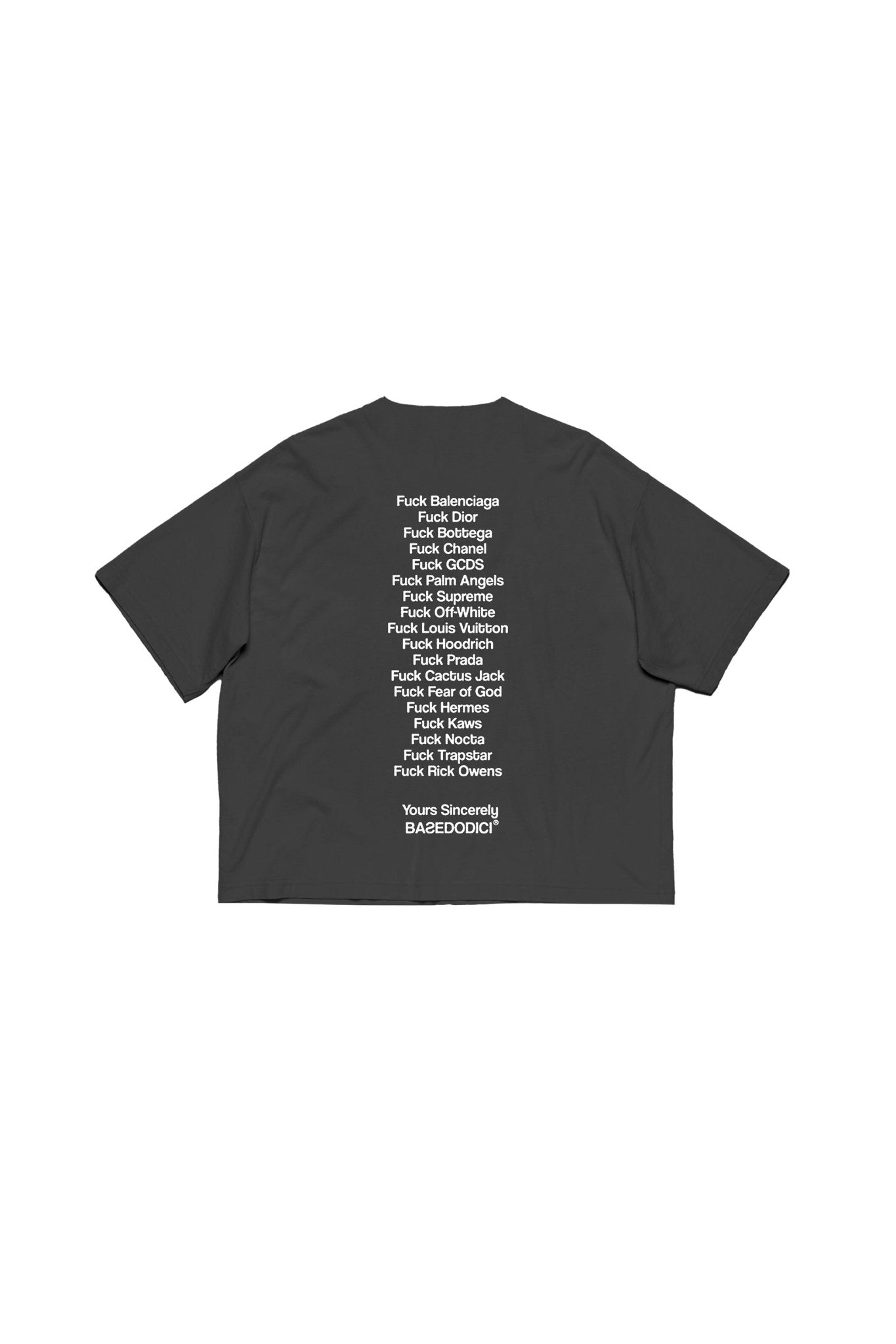 T-Shirt “COMFY” FCK Black - BASEDODICI®