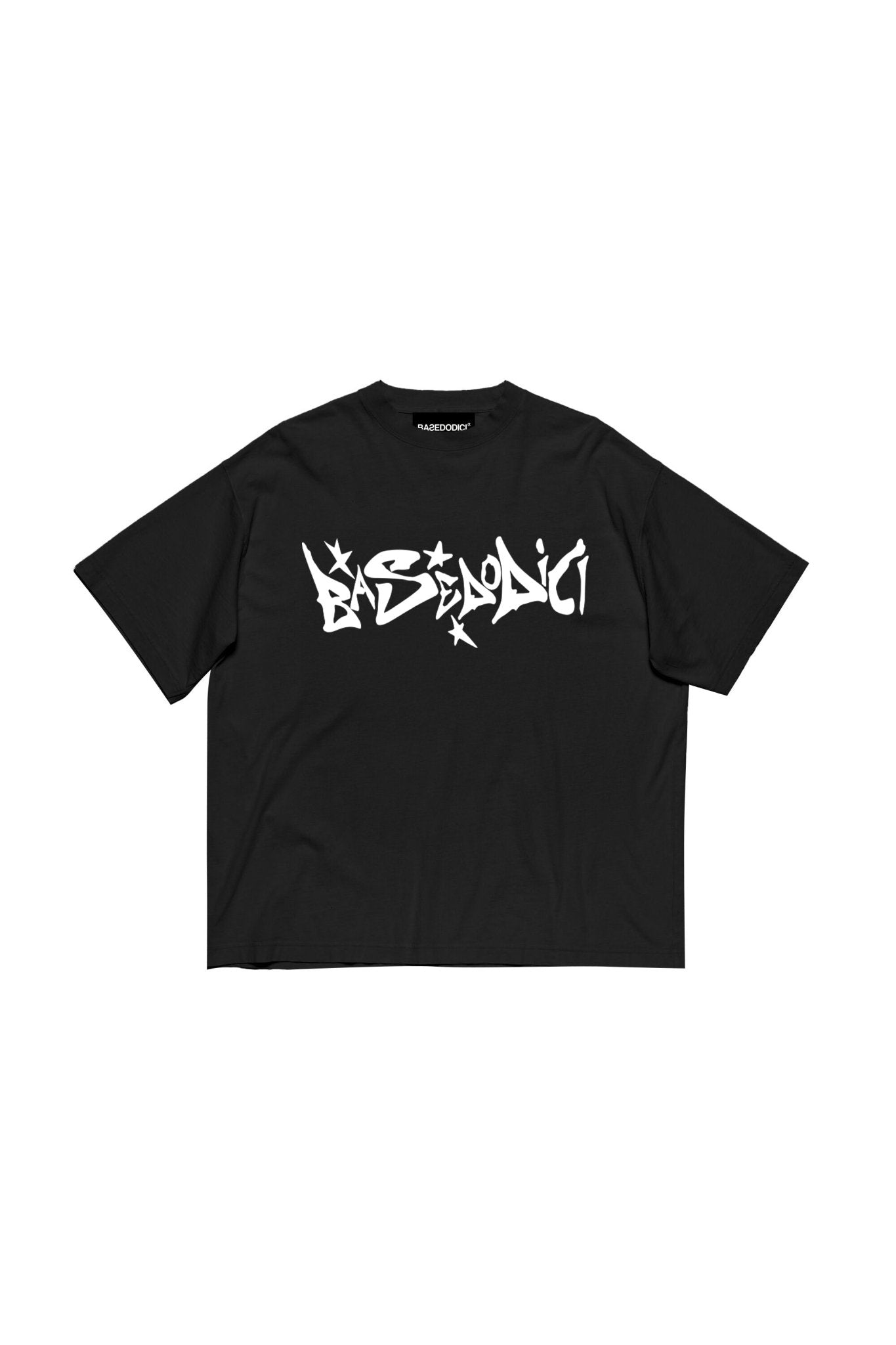 T-Shirt “COMFY” Graffiti Black - BASEDODICI®