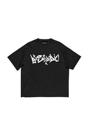 T-Shirt “COMFY” Graffiti Black - BASEDODICI®