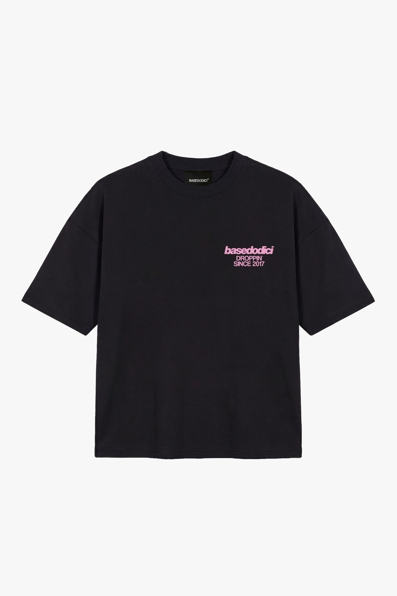 T-Shirt "COPY&PASTE" AmamiAncora Black/Pink - BASEDODICI®