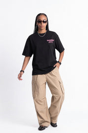T-Shirt "COPY&PASTE" AmamiAncora Black/Pink - BASEDODICI®
