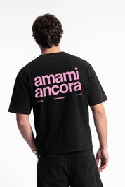T-Shirt "COPY&PASTE" AmamiAncora Black/Pink - BASEDODICI®