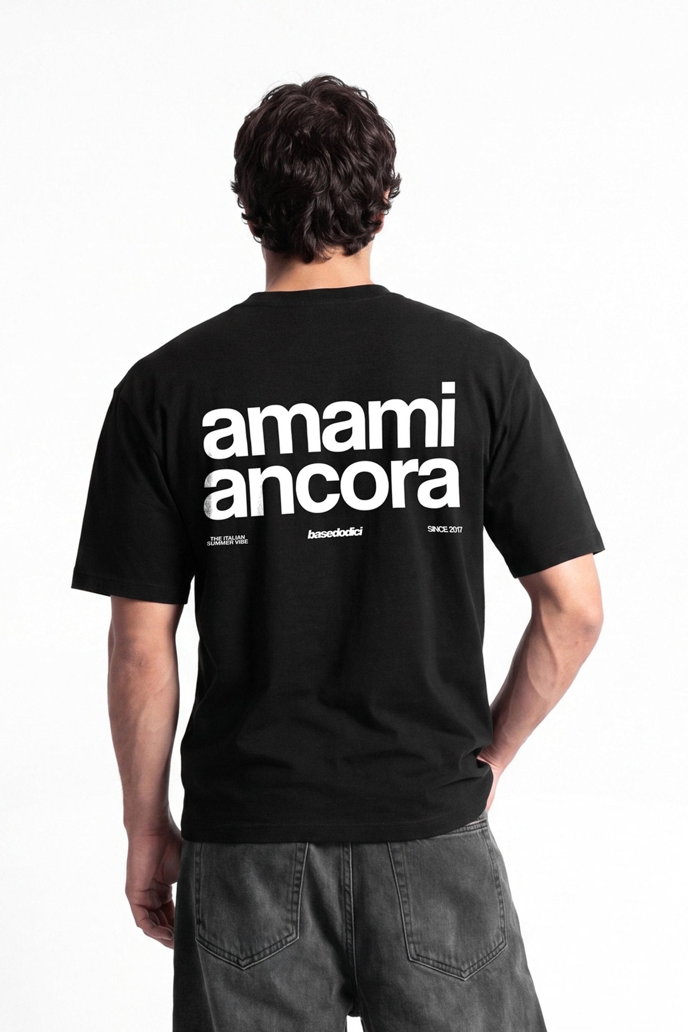 T-Shirt "COPY&PASTE" AmamiAncora Black/White - BASEDODICI®