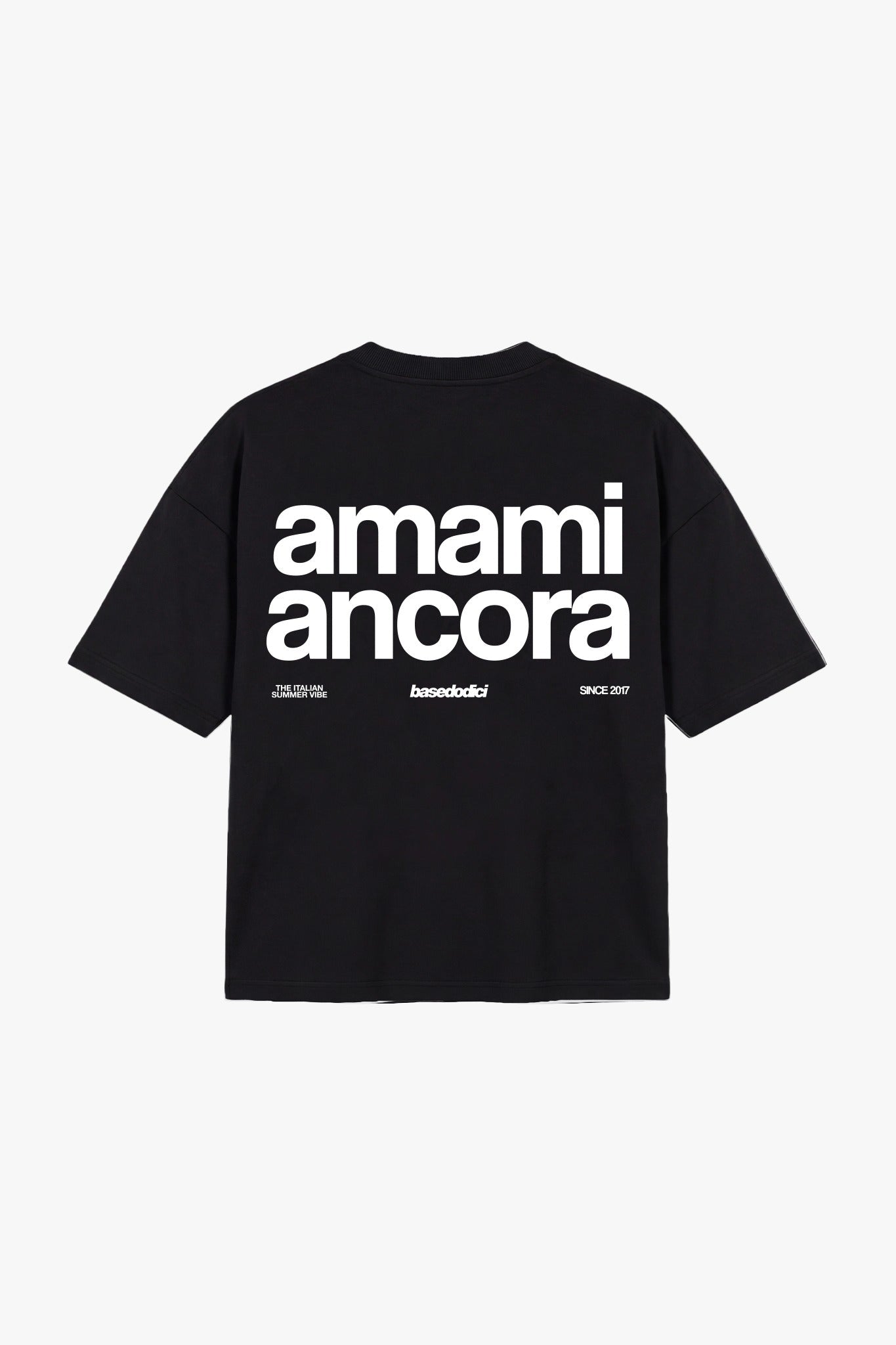 T-Shirt "COPY&PASTE" AmamiAncora Black/White - BASEDODICI®