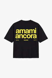 T-Shirt "COPY&PASTE" AmamiAncora Black/Yellow - BASEDODICI®