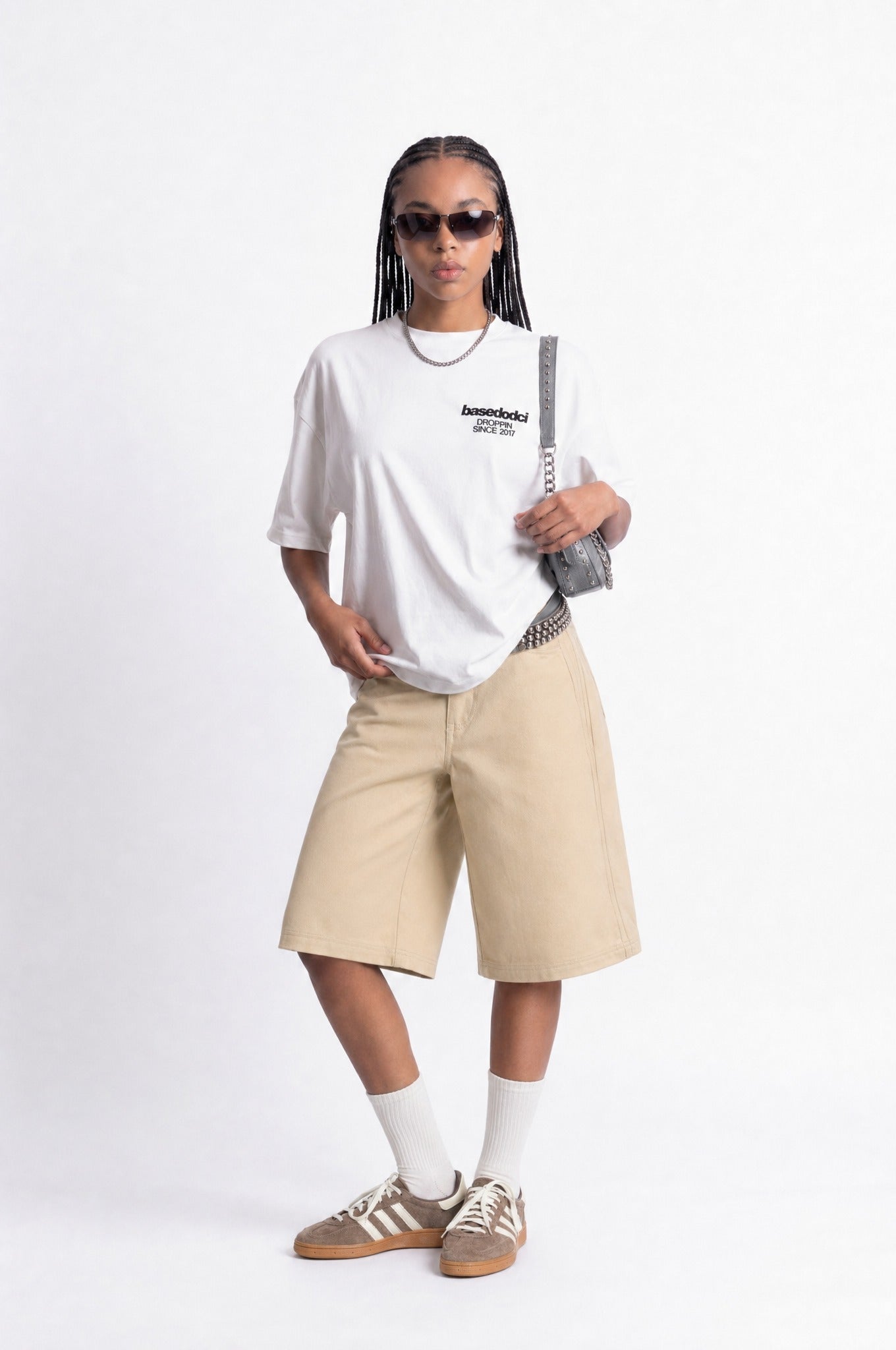 T-Shirt "COPY&PASTE" AmamiAncora White/Black - BASEDODICI®