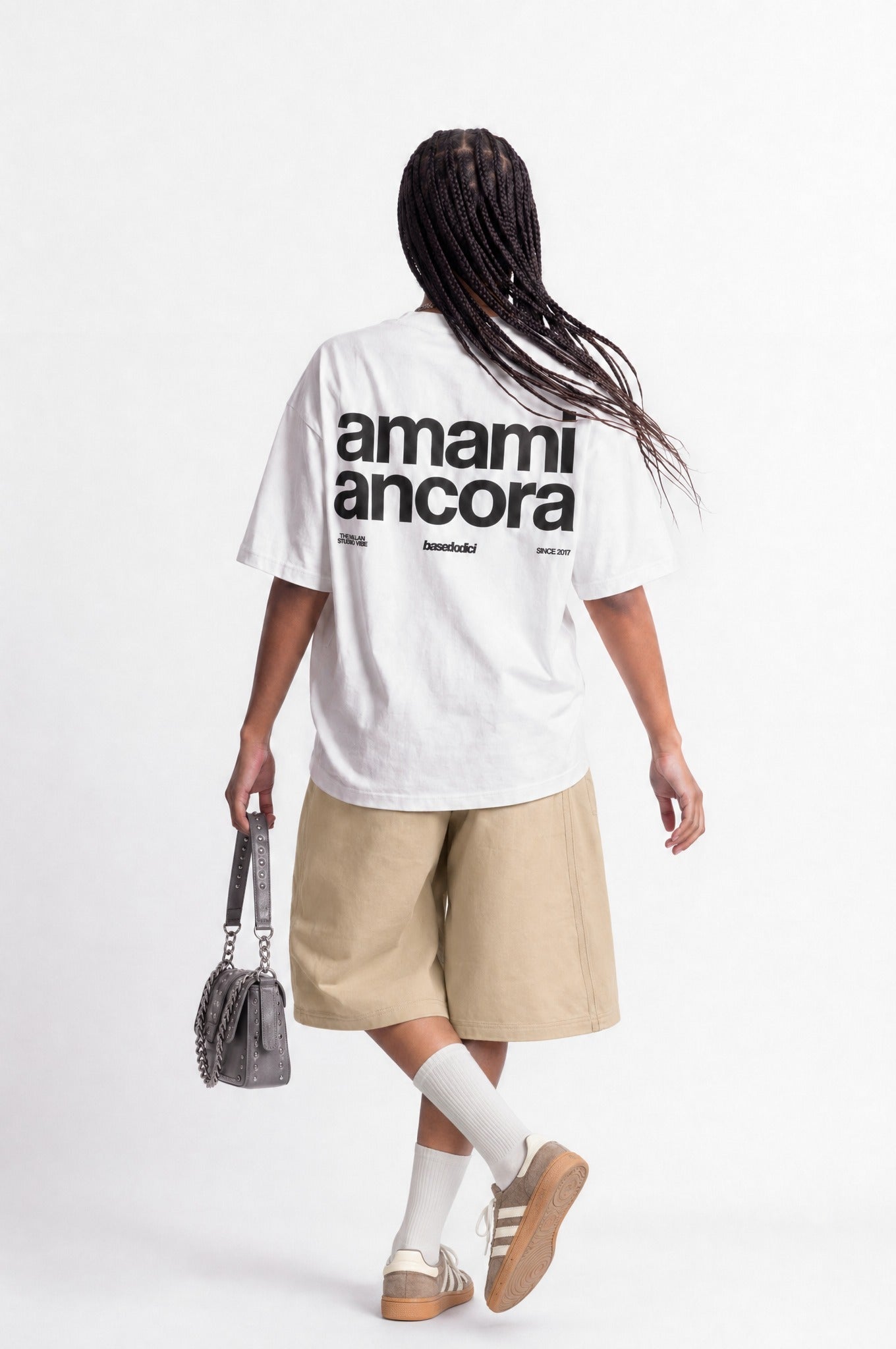 T-Shirt "COPY&PASTE" AmamiAncora White/Black - BASEDODICI®