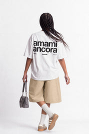 T-Shirt "COPY&PASTE" AmamiAncora White/Black - BASEDODICI®