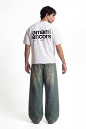 T-Shirt "COPY&PASTE" AmamiAncora White/Black - BASEDODICI®