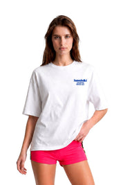 T-Shirt "COPY&PASTE" AmamiAncora White/Blue - BASEDODICI®