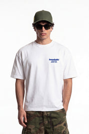 T-Shirt "COPY&PASTE" AmamiAncora White/Blue - BASEDODICI®
