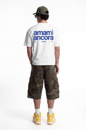 T-Shirt "COPY&PASTE" AmamiAncora White/Blue - BASEDODICI®