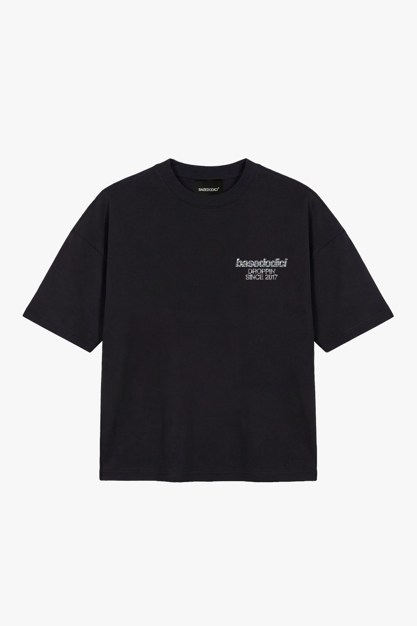 T-Shirt "COPY&PASTE" MiStaiSoffrendo Black/Grillz - BASEDODICI®