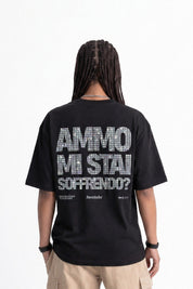 T-Shirt "COPY&PASTE" MiStaiSoffrendo Black/Grillz - BASEDODICI®