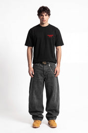 T-Shirt "COPY&PASTE" MiStaiSoffrendo Black/Red - BASEDODICI®