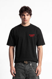 T-Shirt "COPY&PASTE" MiStaiSoffrendo Black/Red - BASEDODICI®
