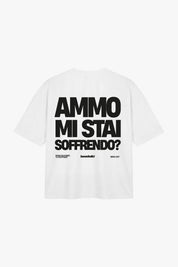 T-Shirt "COPY&PASTE" MiStaiSoffrendo White/Black - BASEDODICI®