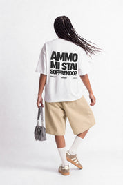 T-Shirt "COPY&PASTE" MiStaiSoffrendo White/Black - BASEDODICI®