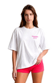 T-Shirt "COPY&PASTE" MiStaiSoffrendo White/Pink - BASEDODICI®