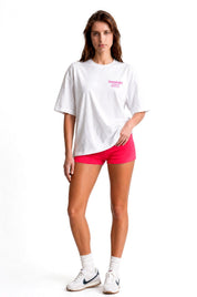 T-Shirt "COPY&PASTE" MiStaiSoffrendo White/Pink - BASEDODICI®