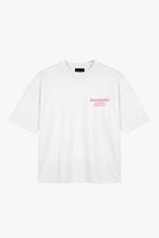 T-Shirt "COPY&PASTE" MiStaiSoffrendo White/Pink - BASEDODICI®