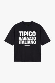 T-Shirt "COPY&PASTE" RagazzoItaliano Black/White - BASEDODICI®
